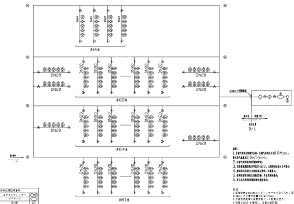 壓縮空氣管道設計圖